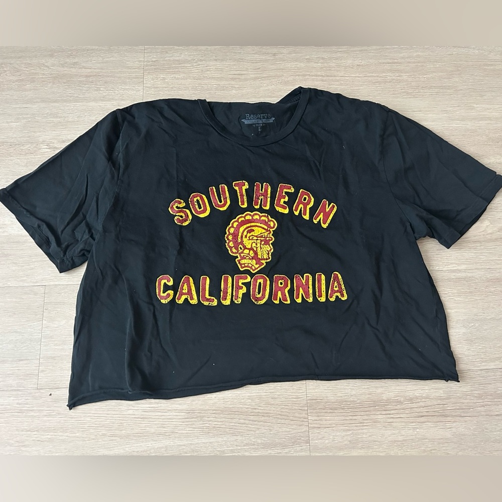 Cropped Southern California USC t-shirt